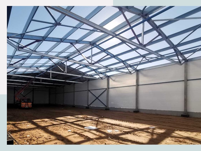 Строительство сенохранилищ в Миассе