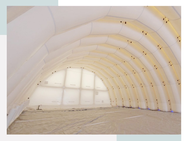 Пневмокаркасные ангары в Миассе