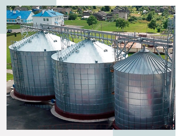 Металлические силосы в Миассе