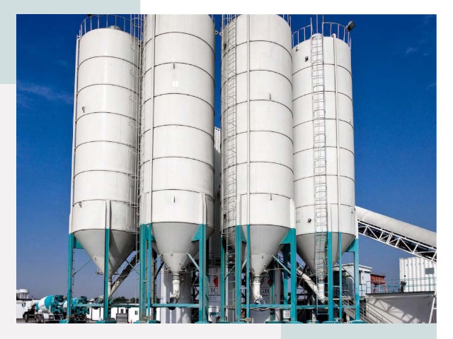 Строительство цементных силосов в Миассе