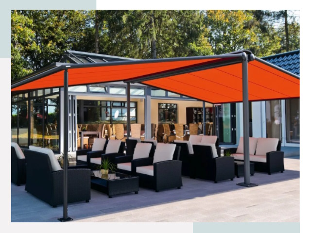 Навесы для кафе и ресторанов в Миассе