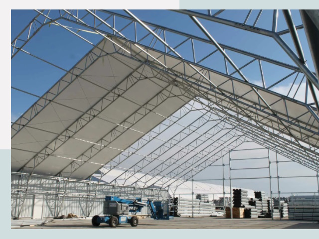 Каркасно-тентовые сооружения от СтальСтрой-Мсс по цене 610 руб.