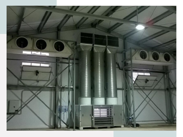 Инженерные системы для ангаров в Миассе