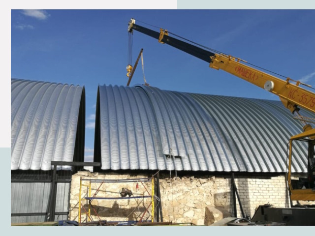 Реконструкция ангаров в Миассе от 610 руб.