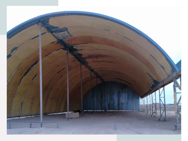 Реконструкция ангаров в Миассе