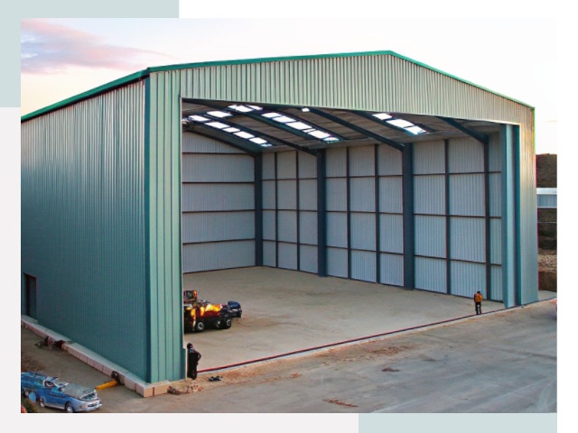 Строительство ангаров в Миассе